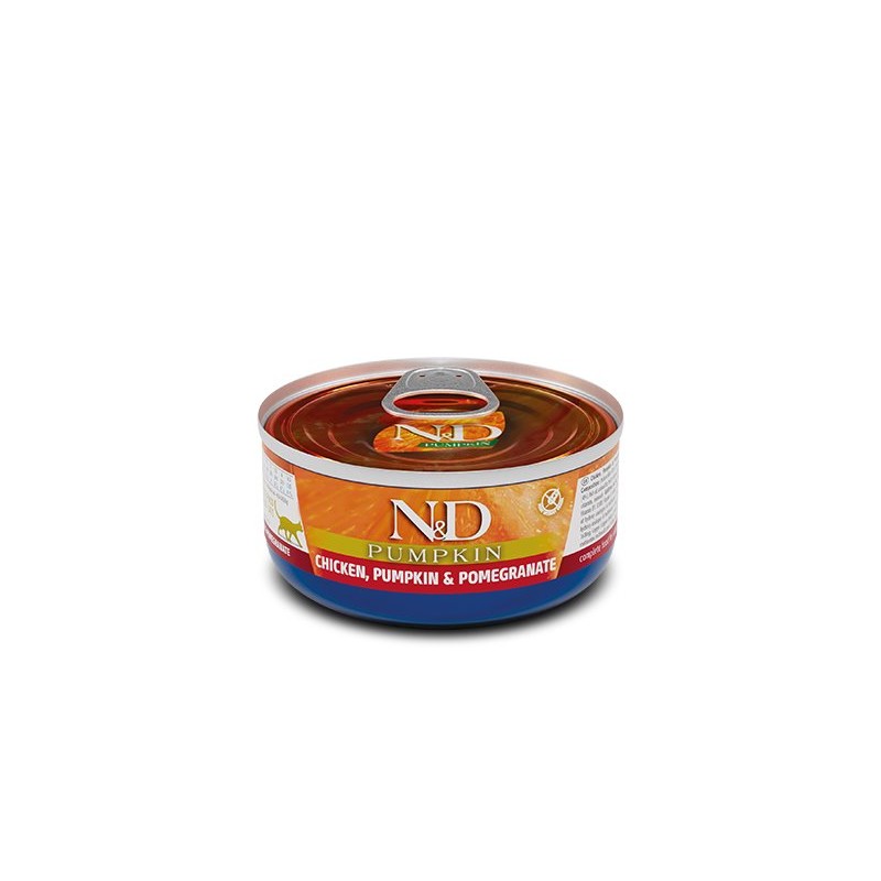 N&D PUMPKIN CAT POLLO,GRANADA 12X80G