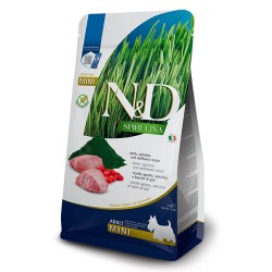 N&D SPIRULINA DOG MINI CORDERO 2KG