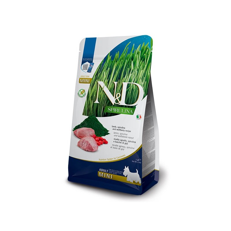 N&D SPIRULINA DOG MINI CORDERO 2KG N&D SPIRULINA DOG MINI CORDERO 2KG