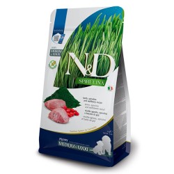 N&D SPIRULINA PUPPY MEDIUM/MAXI CORDERO 7KG