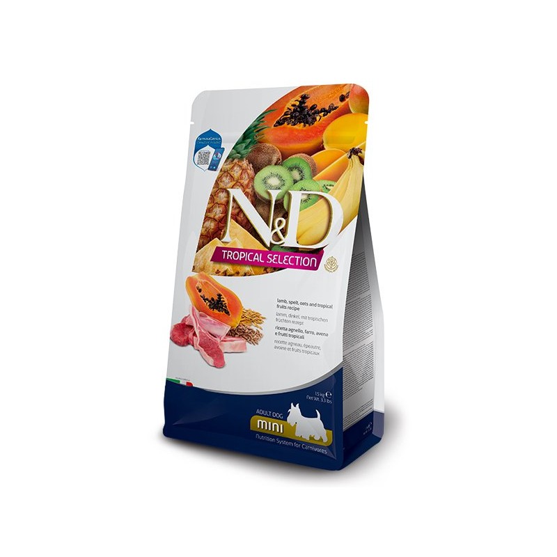 N&D TROPICAL DOG MINI CORDERO 5KG
