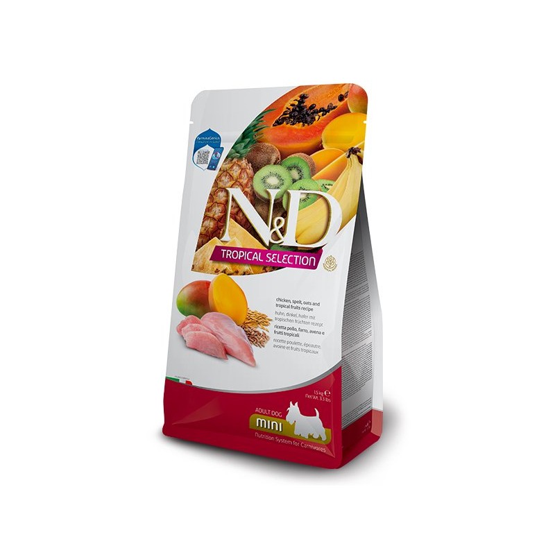 N&D TROPICAL DOG MINI POLLO 1,5KG
