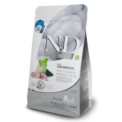 N&D WHITE DOG MINI LUBINA,SPIRULINA 2KG