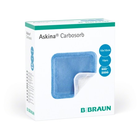 ASKINA CARBOSORB 10x10cm- 10unidades