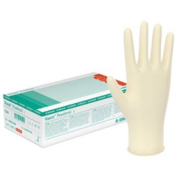 GUANTES VASCO LATEX-NO ESTERIL CON POLVO M 100u