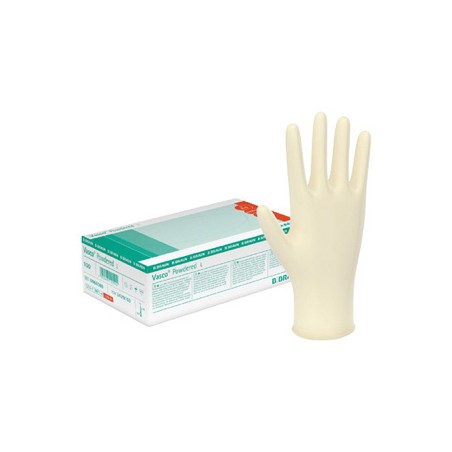 GUANTES VASCO LATEX-NO ESTERIL CON POLVO M 100u