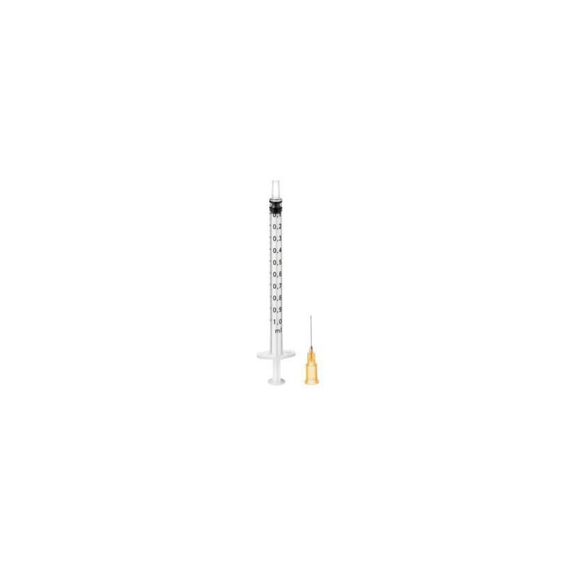 JERINGA TUBERCULINA 1ml- CON AGUJA 25G 100un