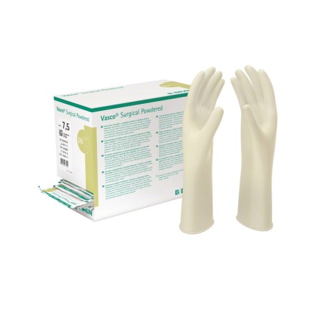 GUANTES VASCO OP- CON POLVO T.7,5 50un