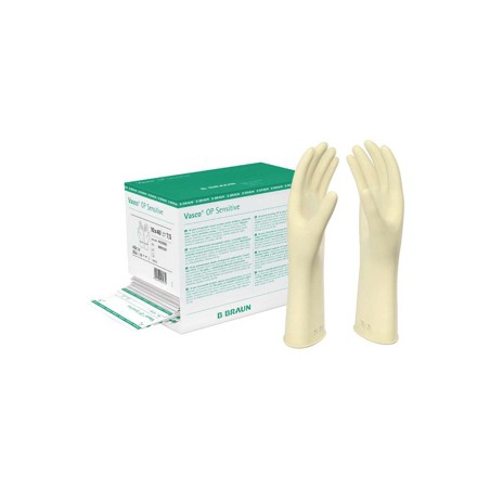 GUANTES VASCO OP- SENSITIVE N.7,5 40un
