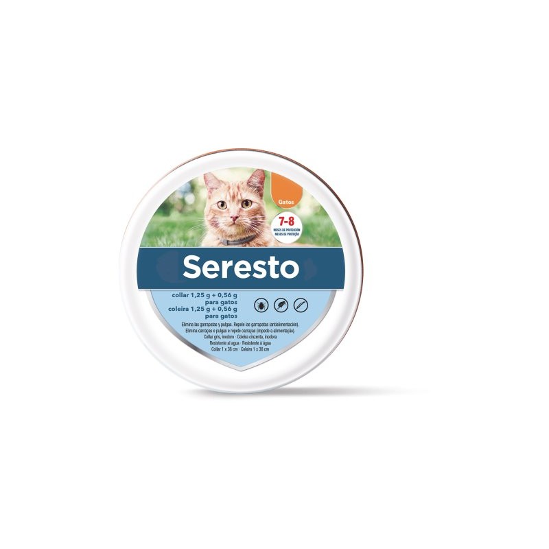 SERESTO 1,25 g + 0,56 g COLLAR PARA GATOS