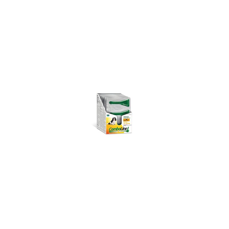 FRONTLINE COMBO 67,00 mg / 60,30 mg SOLUCION SPOT-ON PARA PERROS 2-10 kg (18 pipetas)