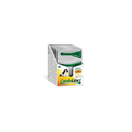 FRONTLINE COMBO 67,00 mg / 60,30 mg SOLUCION SPOT-ON PARA PERROS 2-10 kg (18 pipetas)