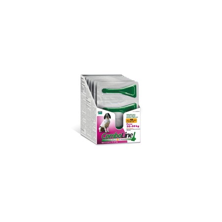 FRONTLINE COMBO 268,00 mg / 241,20 mg SOLUCION SPOT-ON PARA PERROS 20 a 40 kg (18 pipetas)