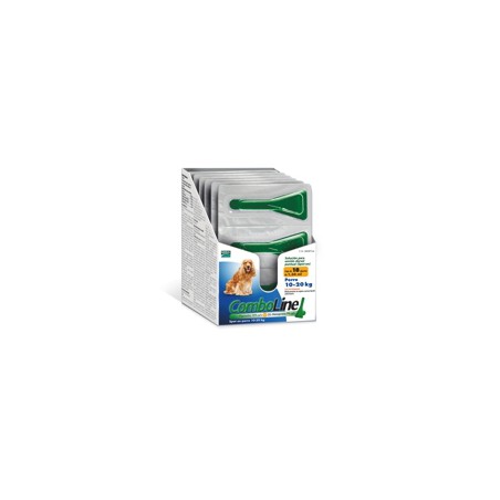 FRONTLINE COMBO 134,00 mg/120,60mg  SOLUCION SPOT-ON PARA PERROS 10-20kg 3pip (18 pipetas)