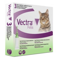 VECTRA FELIS 423 mg/42,3 mg SOLUCION SPOT-ON PARA GATOS (3 pipetas)