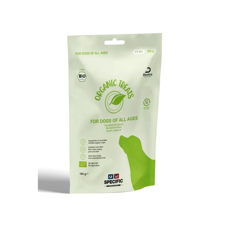 SPECIFIC CANINE ORGANIC- TREAT 6x100g SPECIFIC CANINE ORGANIC- TREAT 6x100g