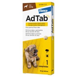 ADTAB 56 mg COMPRIMIDOS MASTICABLES PARA PERROS (1,3-2,5 kg) 1 comprimido