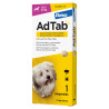 ADTAB 112 mg COMPRIMIDOS MASTICABLES PARA PERROS (+2,5-5,5 kg) 1 comprimidos
