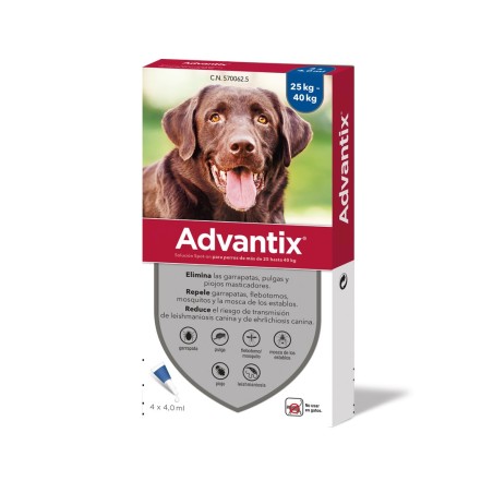 ADVANTIX SOLUCION SPOT-ON PARA PERROS DE MAS DE 25 HASTA 40 kg