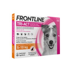FRONTLINE TRI-ACT SOLUCION SPOT-ON PARA PERROS 5-10 kg (3 pipetas)