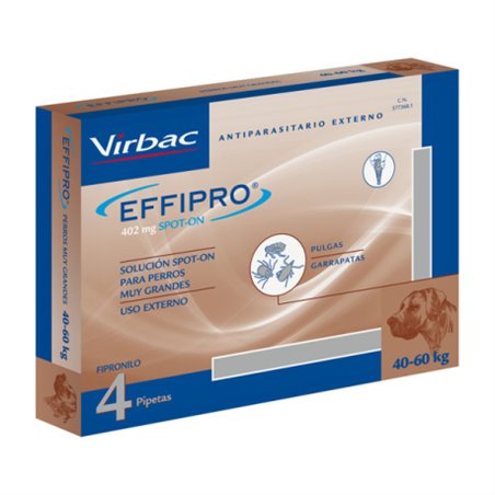 EFFIPRO PERRO MUY GDE- 402mg 4pip