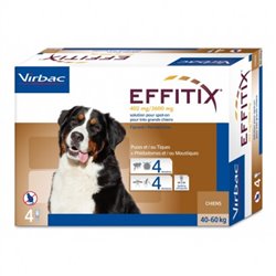 EFFITIX 402mg/3600mg SOLUCION SPOT-ON PARA PERROS MUY GRANDES 4pipetas