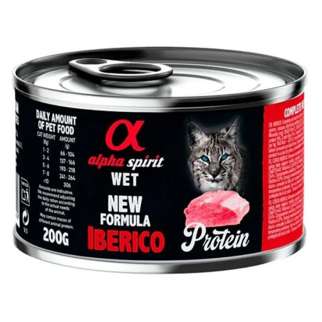 Alpha Spirit Lata Gato Ibérico 200GR