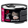 Alpha Spirit Lata Gato Esterilizado Pavo 200GR