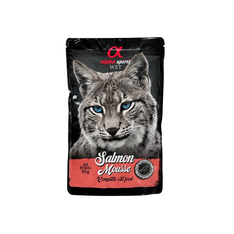 Alpha Spirit Pouch Gato Mousse de Salmón 85GR