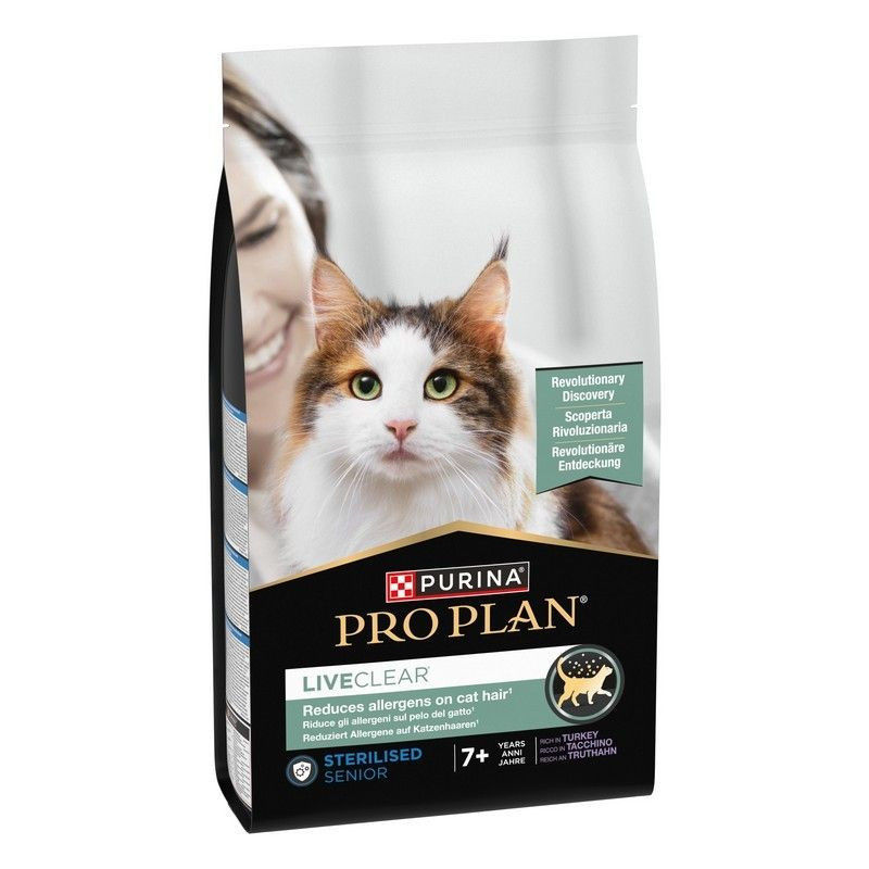 Purina Pro Plan Gato Liveclear Sterilised +7 Pavo 1.4Kg