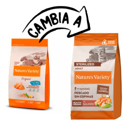 Nature´s Variety Gato HG Healthy Grain Sterilised Salmón