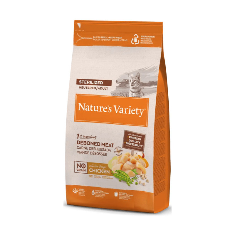 Nature´s Variety Gato NG No Grain Sterilised Pollo 1.25kg