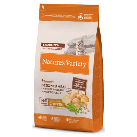 Nature´s Variety Gato NG No Grain Sterilised Pollo 1.25kg