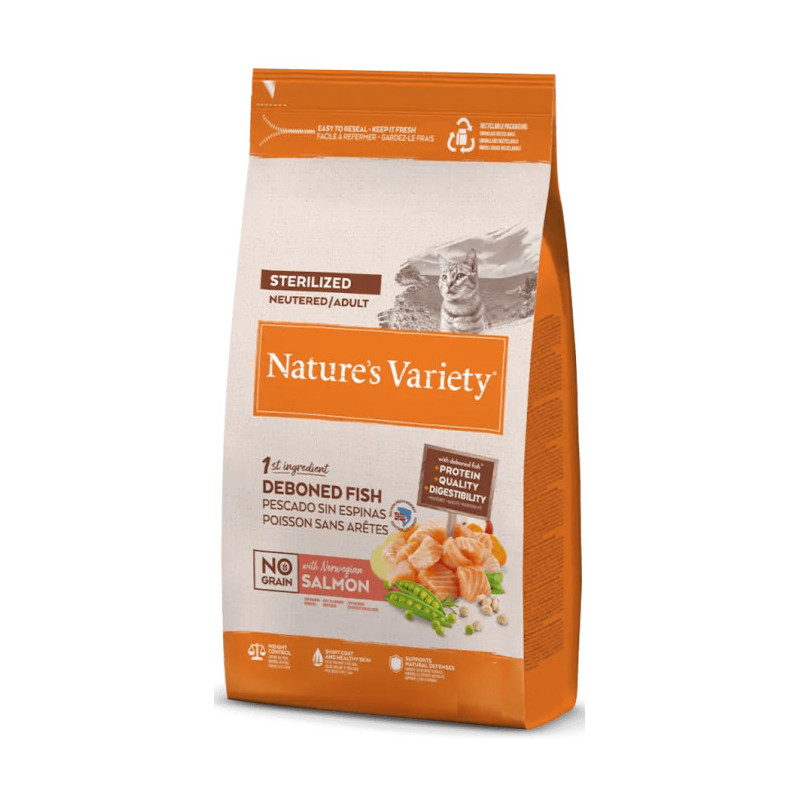 Nature´s Variety Gato NG No Grain Sterilised Salmón