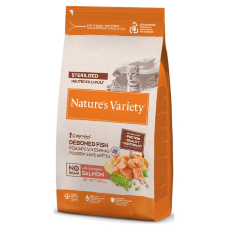 Nature´s Variety Gato NG No Grain Sterilised Salmón