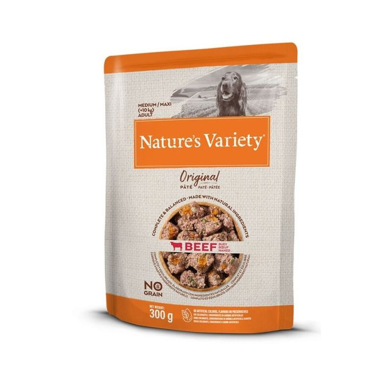 Nature´s Variety Perro Original Medium Paté Buey 300gr