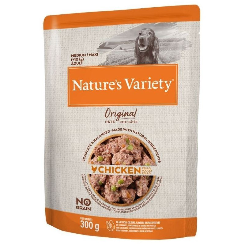 Nature´s Variety Perro Original Medium Paté Pollo 300gr