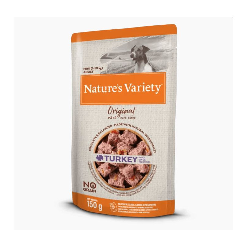 Nature´s Variety Perro Original Mini Paté Pavo 150gr