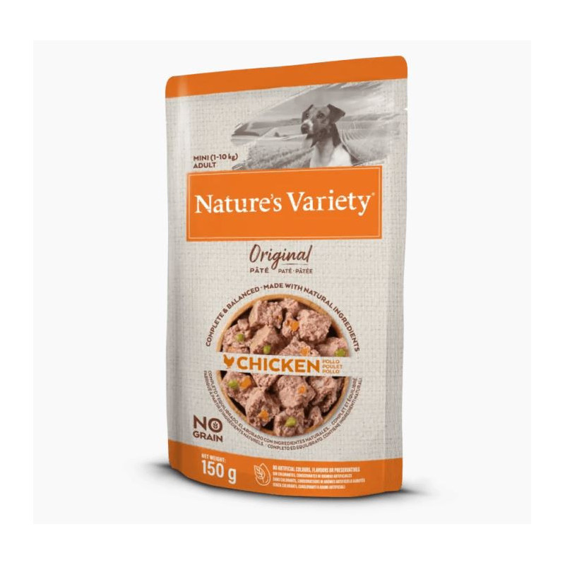 Nature´s Variety Perro Original Mini Paté Pollo 150gr
