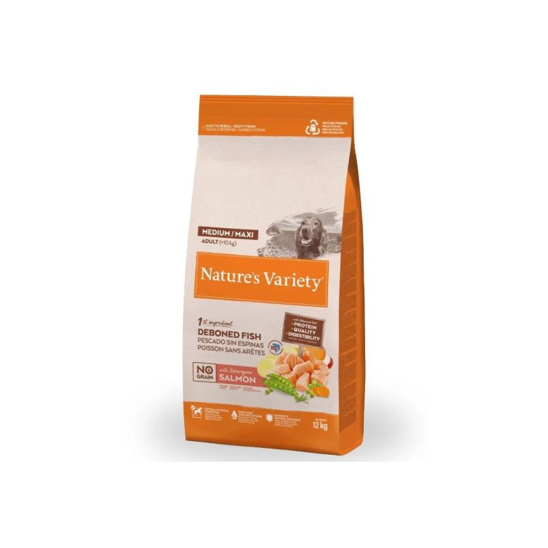 Nature´s Variety Perro NG No Grain Medium Maxi Salmón