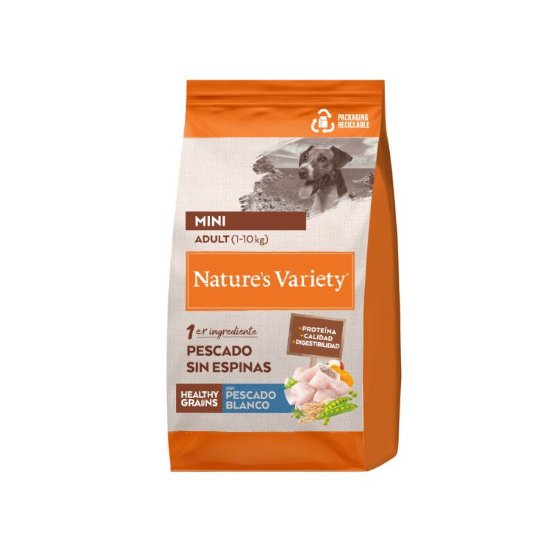 Nature´s Variety  Perro HG Healthy Grain Mini Pescado Blanco