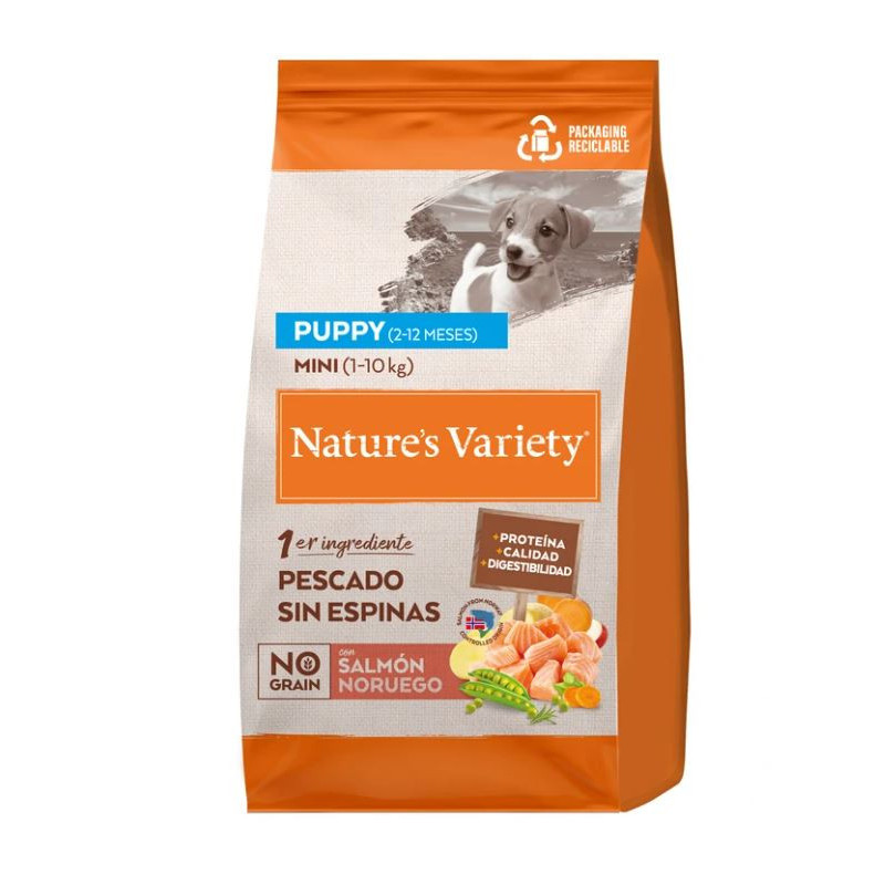 Nature´s Variety Perro NG No Grain Mini Puppy Salmón