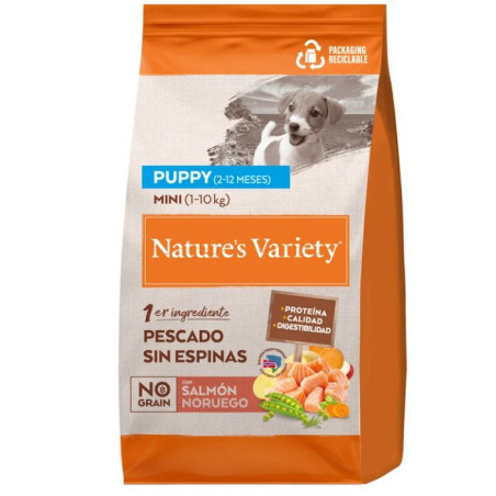 Nature´s Variety Perro NG No Grain Mini Puppy Salmón