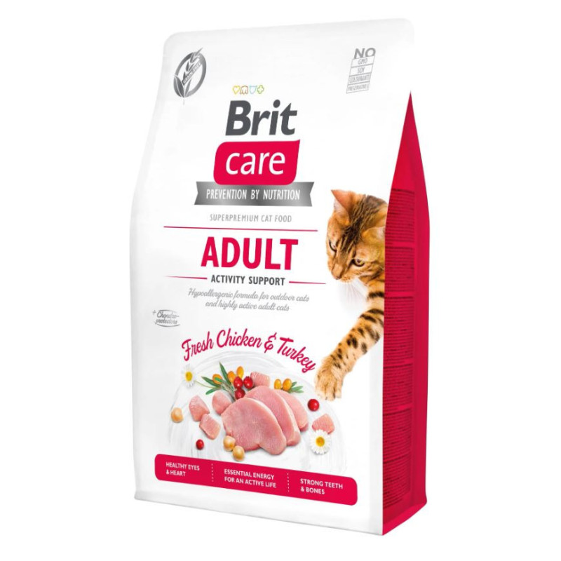 BRIT CARE CAT GF AD-ACTIVITY SUPPORT 2kg