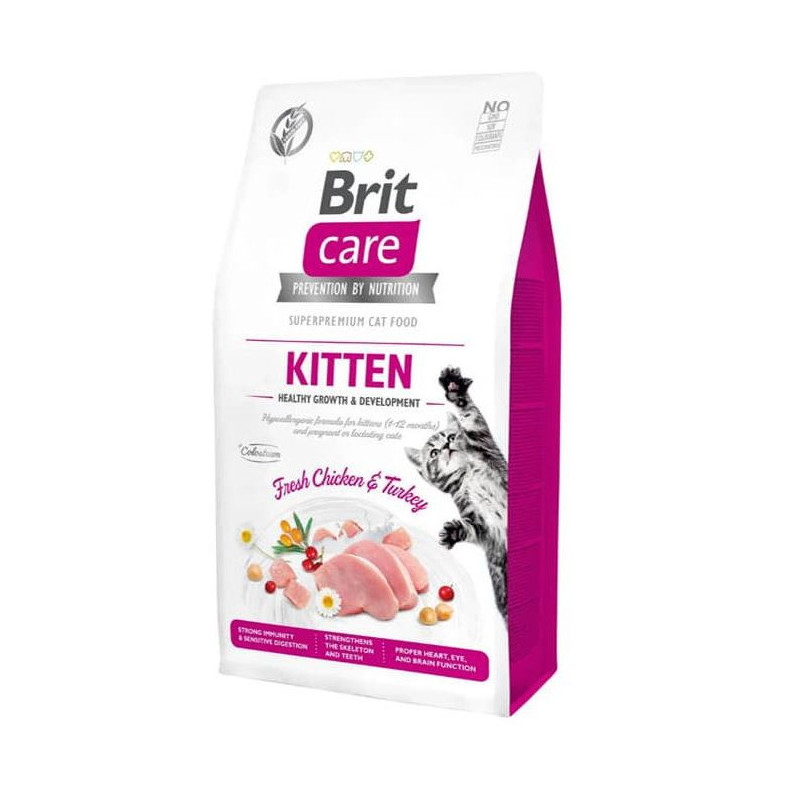 BRIT CARE CAT GF KITTEN- HEALTHY GRW 2kg