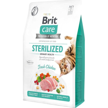 BRIT CARE CAT GF- STERILIZED URINARY 7kg