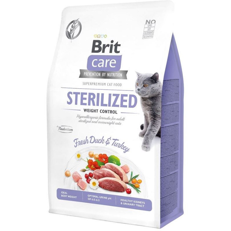 BRIT CARE CAT GF- STERILIZED WEIGHT 400g