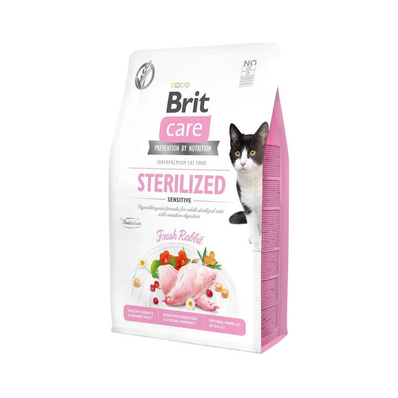 BRIT CARE CAT GF-STERILIZED SENSITIV 2kg
