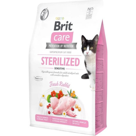 BRIT CARE CAT GF-STERILIZED SENSITIV 2kg