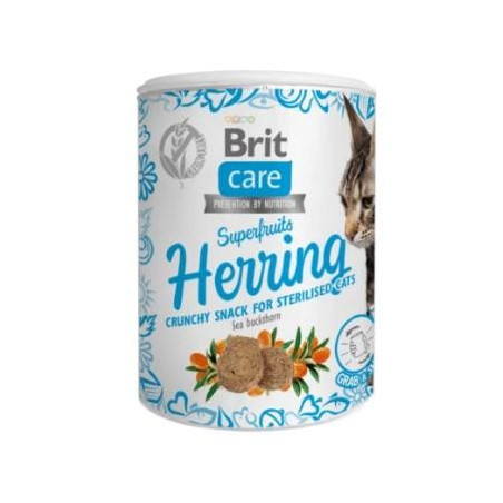 BRIT CARE CAT SNACK SF- ARENQUE 6x100gr